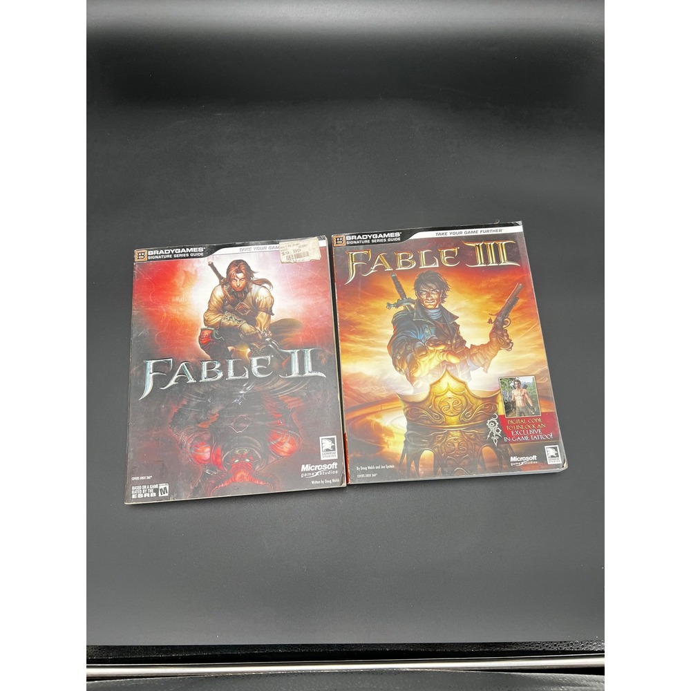 BradyGames Fable II & Fable III Signature Series Strategy Guides Xbox 360 Lot
